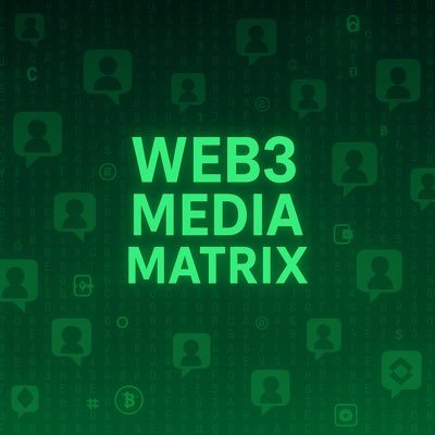 web3mediamatrix's profile picture. Web3 Media Matrix｜TG：Web3SuperMatrix ｜BSC && SOLANA developer | 🥴SOL Tip Jar - 2JsBZdokyaksBb5PVCXHb7V6bszvbuYFFrHHuqCDm8hb