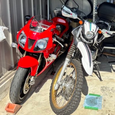 オートバイと自転車とクルマとゴルフ好きな50歳🤣 #VTR1000SP1 #SC45 #ロードバイク #GUSTO #MTB