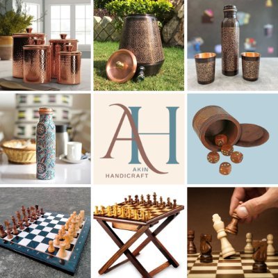 Akinhandicraf's profile picture. At Akinhandicraft, we celebrate the essence of traditional artistry and craftsmanship. Specializing in exquisite wooden and copper items,