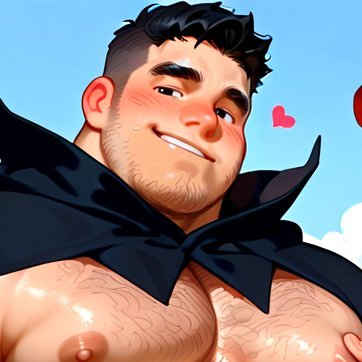 I make and post AI drawings of chubby muscles.
I also post the occasional furry.
Follows and hearts help me post more often ❤️
#Aiart #Gay #bara