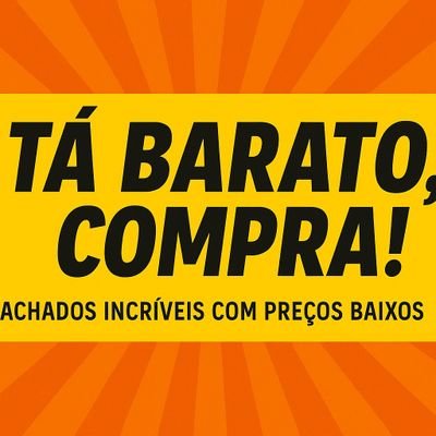 💥 Tá Barato, Compra!
💸 Garimpo de achados com preço baixo
🛒 As melhores ofertas do Brasil no seu feed
🚀 Segue a gente e aproveita os descontos diários!