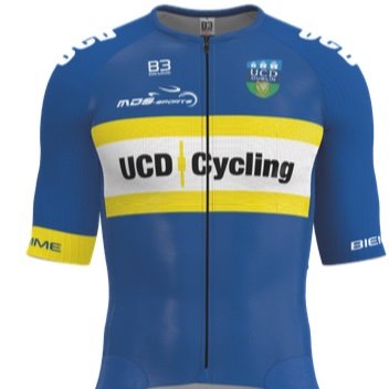 UCD Cycling supported by @SheehyMotors @ROSNUTRITIONGRP @fbd_ie and Balrothery Physiotherapy Clinic.