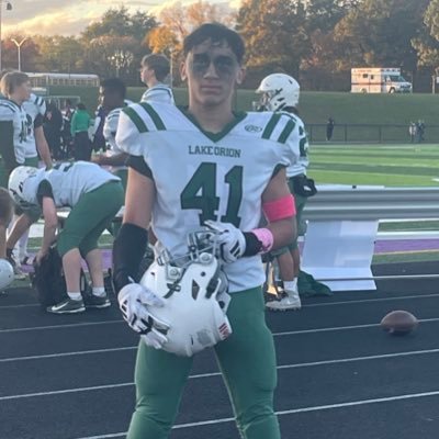 2029 | 5,9 150 pounds middle linebacker 3.2 gpa| football track and wrestling l Lake Orion high school’s email: Abraham.Alvarez-Perez@Stu.Lok12.Org