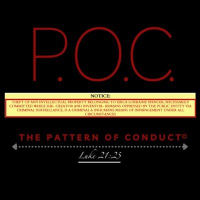 thisisthepoc's profile picture. MY NAME IS ERICA LORRAINE SPENCER & I REMAIN SUBJECT TO DOMESTIC TERRORISM & PSYCHOLOGICAL TORTURE IN THE U.S. IN VIOLATION OF TITLE 18 U.S.C. §2261A.