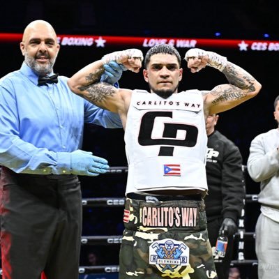 Professional Boxer 4-0 from Meriden, CT representing Vega Alta, PR. 787/203