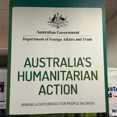 Official account for Australia's humanitarian action.