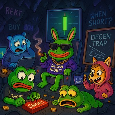 DeGeNRibbit's profile picture. Trade → Print → Repeat | $Brrr 🖨️ #DeGeNRiBBiT
