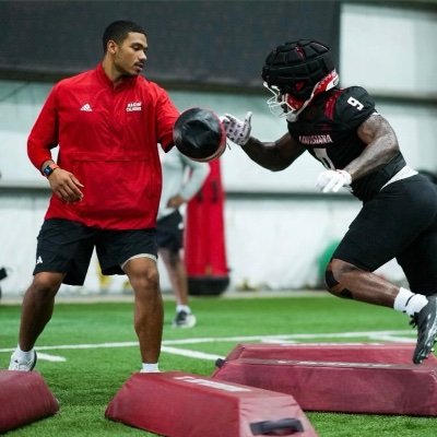 Former collegiate/NFL player turned ball coach now / assistant OLB coach @ University of Louisiana