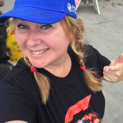 Tweets F1 related stuff. Watches F1 since 1985. Manager in real life. Opinions and views? Yes…she shares them. Oh and…there is this Star Wars Tattoo.