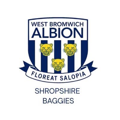 Shropshire branch of the West Bromwich Albion Supporters Club. We cover the whole of Shropshire and the surrounding areas 💙