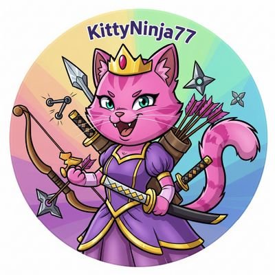 KittyNinja77's profile picture. 👨‍👧 Just a gamer dad and his tiny boss.
🎮 We stream games, giggles, and glitter
😼 She’s the star. I’m just here for snacks.
🟣 Live on Twitch: @KittyNinja77