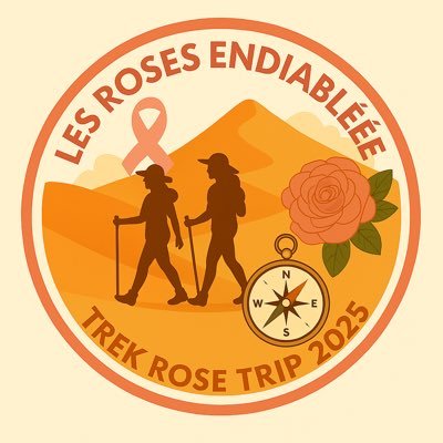 RosesEndiablees's profile picture. Trek Rose Trip Maroc 7 eme édition, Maroc 2025. Cancer du sein  - Solidarité- Soutien-défi sportif féminin et solidaire -Ruban Rose