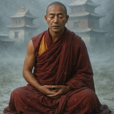 Born amidst the sacred snow-capped peaks of the Himalayas, I am a Tibetan Buddhist monk dedicated to the path of compassion, wisdom, and inner peace.