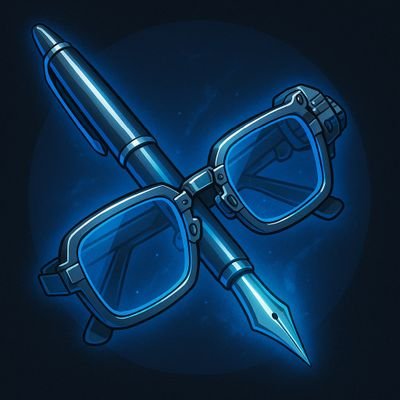 描線眼鏡|SF創作アカウント
「眼鏡」で魔を視、「ペン」で世界を斬る。
仮想現実×創造SF。青春と陰謀と戦闘と創作の話。
カクヨム・小説家になろう・pixiv投稿
:2025/6/2〜 #描線眼鏡 #Web小説 #カクヨム #小説家になろう #pixiv
投稿画像は生成AIを使用しています