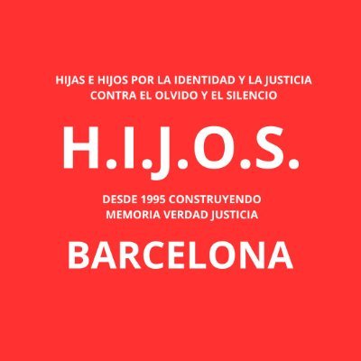 Desde 1995 Hijas e Hijos por la Identidad y la Justicia contra el Olvido y el Silencio. Organización de Derechos Humanos.