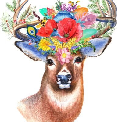 The divine deer from the East brings you abundant wealth.