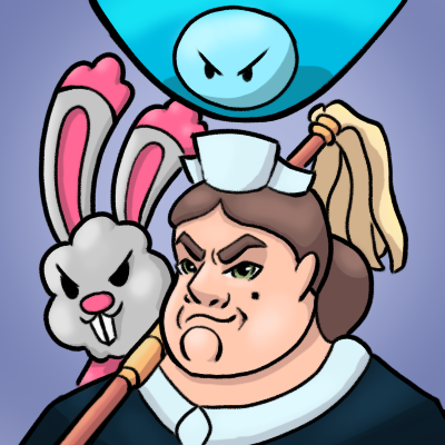 dorothysjob's profile picture. OUT NOW ON STEAM! 🫧Mop fast. Hit hard🫧 Twin-stick action isometric shooter in development.