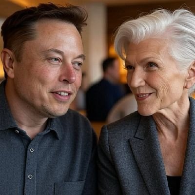 The mother of @elonmusk thank y'all for your support