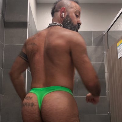 BIG HAIRY MUSCLE BULL DADDY’S collared and locked sub boy. My DADDY likes other big cock DADDY bulls to help him breed me.”