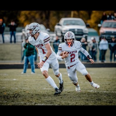 BryerWatson's profile picture. Martin Mi📍| 5,7 170lbs | Wr DB | Class of 2026 | 2022 and 2023 8man D1 state champion