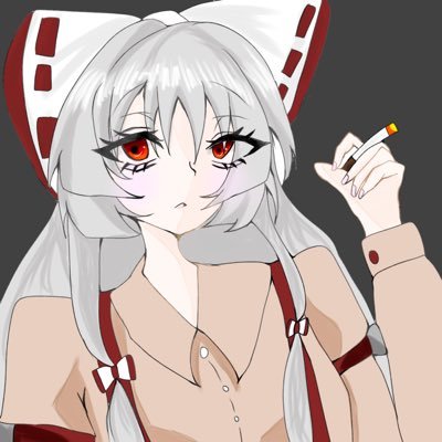 l001969's profile picture. シューター・コスプレ・絵❤️‍🔥 ︎︎自我強♪♪▶️＠ll01969 ︎ ︎ ︎ ︎  ︎︎ ︎原作プレイ済(妖、永、地、獣、錦) ︎︎ ︎︎🌕ㅤㅤㅤㅤㅤㅤㅤㅤㅤㅤㅤㅤㅤㅤㅤㅤ永夜抄、藤原妹紅の限界オタク🐦‍🔥︎ ︎相方▶️@haribote53305︎ ︎