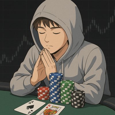 昔ポーカーでお小遣い稼ぎしてた大学生です。ギャンブル中毒歴4年 タイトアグレッシブなトレードを心がけます