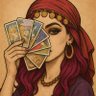 pandocatarot's profile picture. Uma mulher lutando pra sobreviver lendo tarot desde 2018 💫
