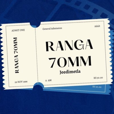 ranga_70mm's profile picture. Temporarily Closed for Renovation! | House of Cinemas since 1996