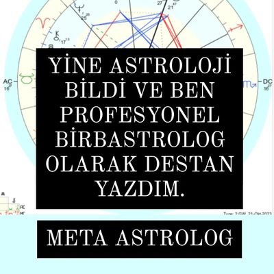 METAASTR0LOG's profile picture. 391+ harita analizi, en az 389 doğru tahmin (Deprem, İmamoğlunun hapsi, Tüm Seçimler, Trump 2024) | Geleceği #astroloji ile tanıyoruz. 
#metaastrolog #astrology
