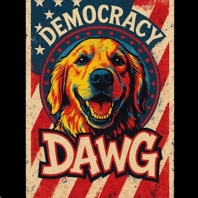 DemocracyDawg's profile picture. Born out of injustice.
Because someone has to bite back.
Savage Political Satire.
Straight Facts. No Fluffs Given.
Website Coming Soon.
Monarchies are SO 1775!