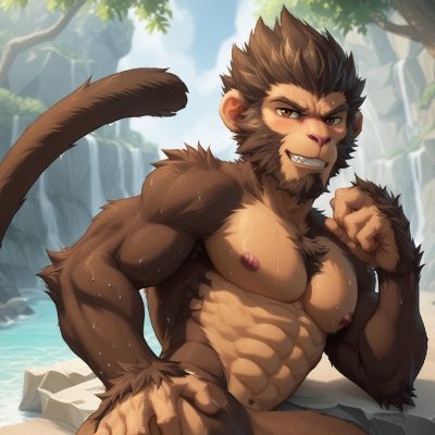 32l Former skunk drone, now Wukong a proud, hungry, son of @tr33himbo.
Serves various doms, but not currently actively finsubbing.