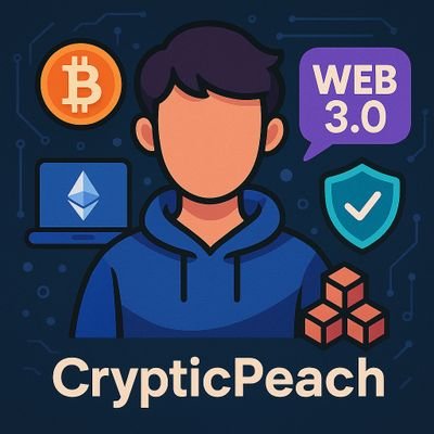 CrypticPeach3's profile picture. Cryptocurrency enthusiast and web 3 developer