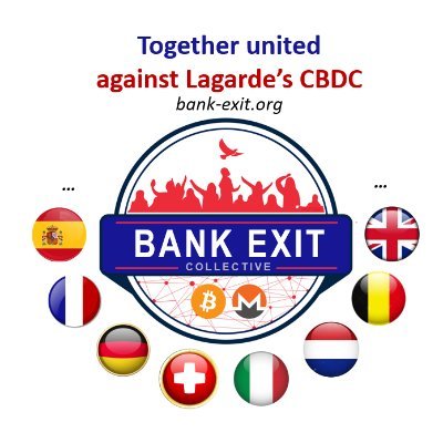 Citizen of Europe against Digital Euro CBDC late 2025 ✊️
Resilience together with sovereign money : Monero + Bitcoin 🔥
Join the groups! FR: @SortieDeBanque