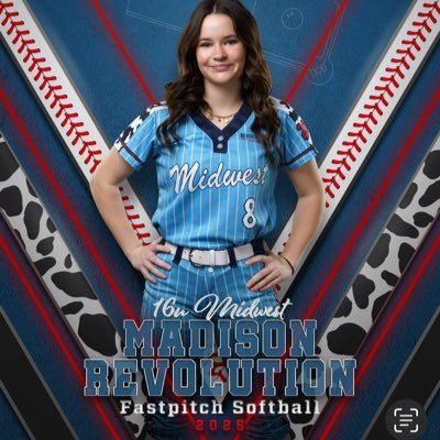 sophiaavena28's profile picture. 2028🎓| LHP, 1B, 2ndB |Madison Revolution Midwest 16u| Edgewood HS ‘28| GPA 3.2| Gmail~ sophiaavena19@gmail.com