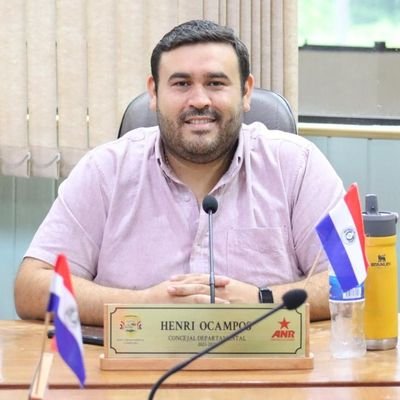 eguioca's profile picture. Henri Martin Ocampos Insfran.
Médico.
Concejal Departamental de Cordillera🇵🇾