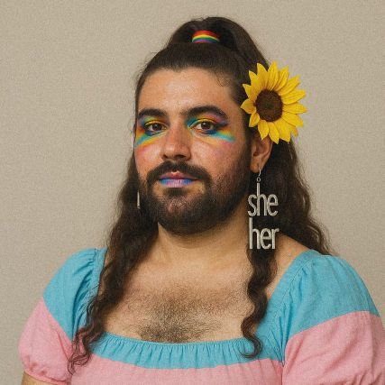 Transwoman_Here's profile picture. Prophet of the LGBTQIA+ Religion 🏳️‍🌈
Trans Women Are Women 🏳️‍⚧️
Biologist 🧬
Feminist ♀️
Atheist ⚛️ 
Leftist 🫷🏿
Arya Samaji 🔰
Secular 🍃
liberal 🗯️