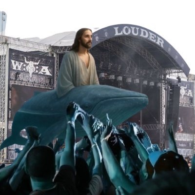 The famous whale riding Heavy Metal Prophet! Let's fucking ROCK!