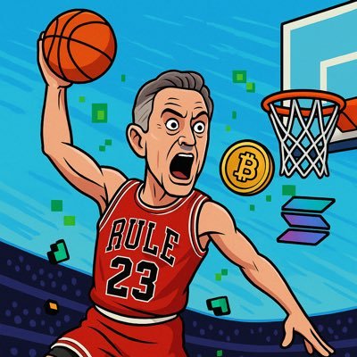 BZarkadas's profile picture. Jordan Peterson dunked his way into the blockchain. This isn’t basketball. This is philosophical slam on degeneracy. Clean your room,by the dip, and HODL $RULE!