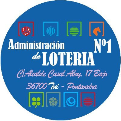 Administración de Loteria nº1 de Tui.
C/Alcalde Casal Aboy, 17 Bajo
36700 Tui - Pontevedra