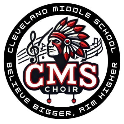 Official Twitter of Cleveland Middle School Choir in Cleveland ISD, Cleveland, TX.
Believe BIGGER, Aim HIGHER! #CMSindians