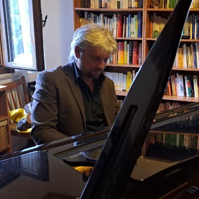 Alessio de Franzoni, pianista, fisarmonicista e compositore. Docente al Liceo Coreutico di Udine.