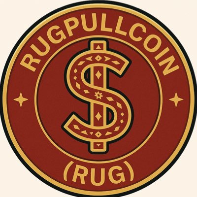 RugCoin_pull's profile picture. 100% rug. Definitely a scam. Don’t buy. (Or do. But don’t say we didn’t warn you 👀) $RUG — the rug that rugs your expectations. #RUG #ScamCoin