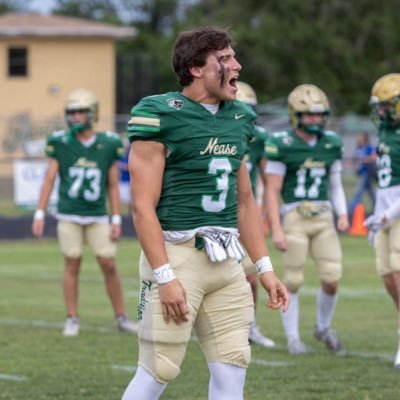 6’0” 210lbs. C/O 2026| 530 squat/ 300 bench/ 290 clean/ 4.58 40| 7 D1 offers | Linebacker Nease High School | 3.7 GPA https://t.co/G8QTRHs88Q