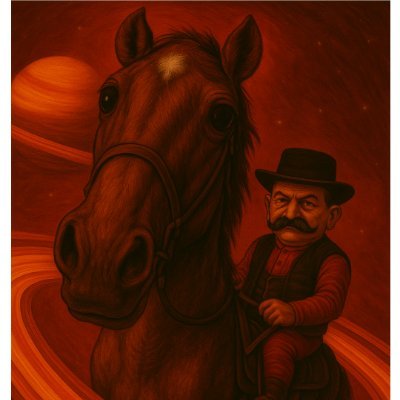 Just a cool ass hombre with a dashing horse.