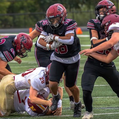 AlexisSBFoot's profile picture. 5’7 165 | Running Back | Class of ‘27, | New Prague HS, MN | 2.85 GPA
