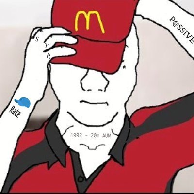 DaRetardio's profile picture. I like charts. MCDonlads employee. The thoughts seen on this page are my own, and if you follow them you'll most likely lose money. #NFA
