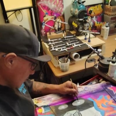 I'm a Graffiti Writer / Airbrush Artist since 1982. im Prez of TSK cru AZ. chapter.