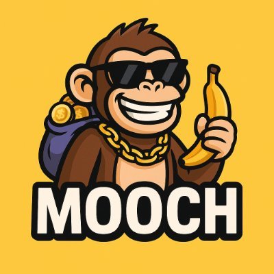 MoochOfficial's profile picture. The only monkey that mooches your gains… and gives them back 🍌
🐒 $MOOCH | No utility, just vibes
🍌 Aped by choice. Mooched by destiny.