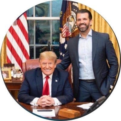 Don Jr is here, private account for my loyal supporters