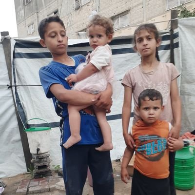 I am a mother of four children who need food and care, but we cannot provide it because of the bad situation we are living in.